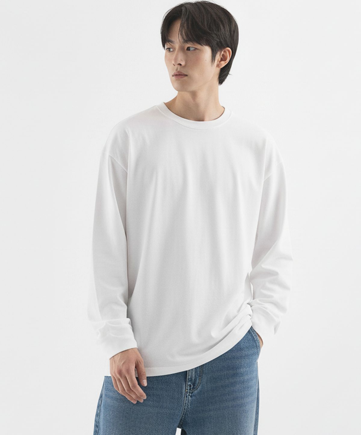 리브레너(REBRENNER) 스탠다드 베이직 롱슬리브 긴팔티셔츠