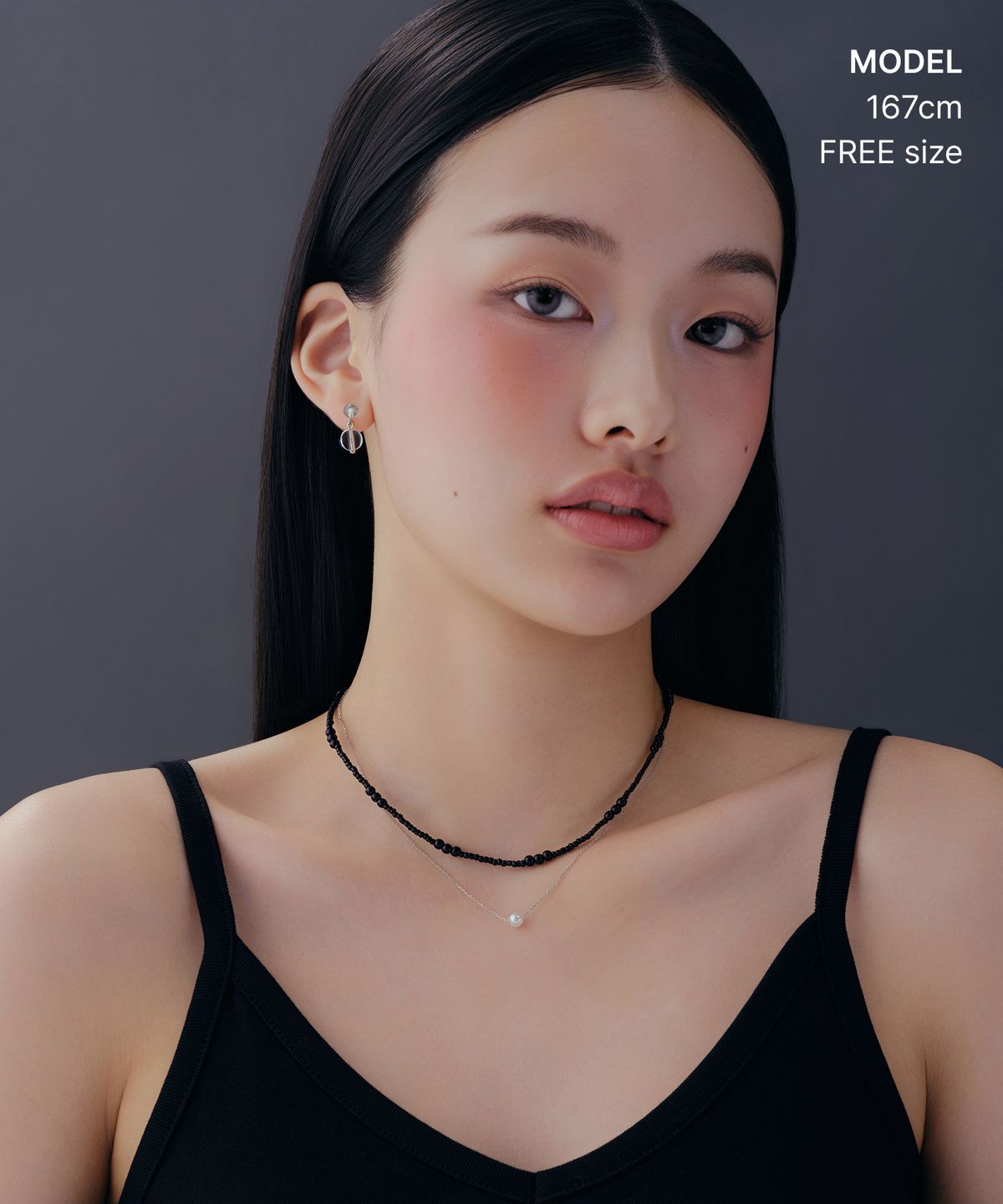 무신사 스탠다드 우먼(MUSINSA STANDARD WOMAN) 우먼즈 글라스 볼 이어링 [클리어]