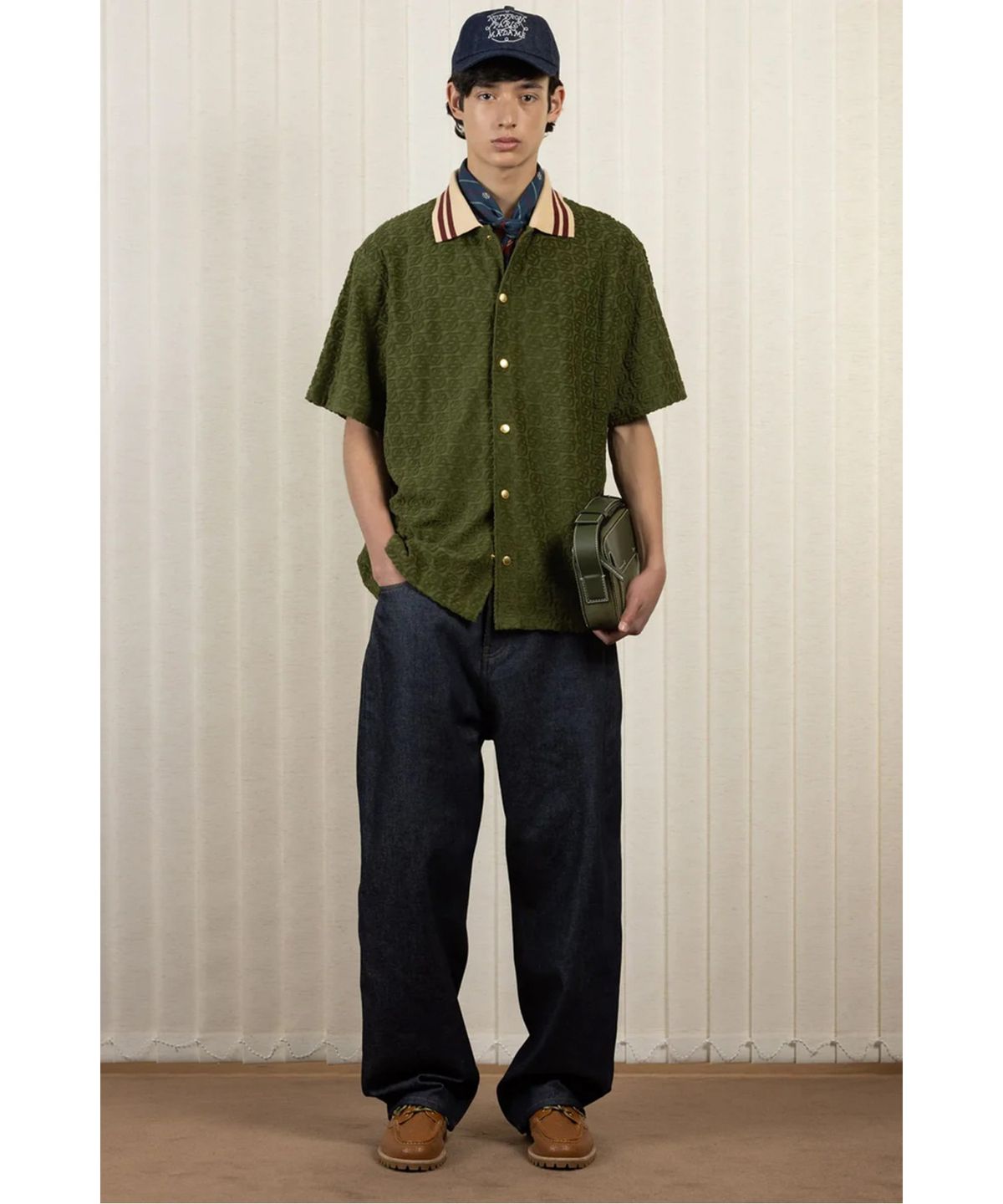 드롤드무슈(DROLE DE MONSIEUR) La Chemise Monogramme D0SCA25208GRD