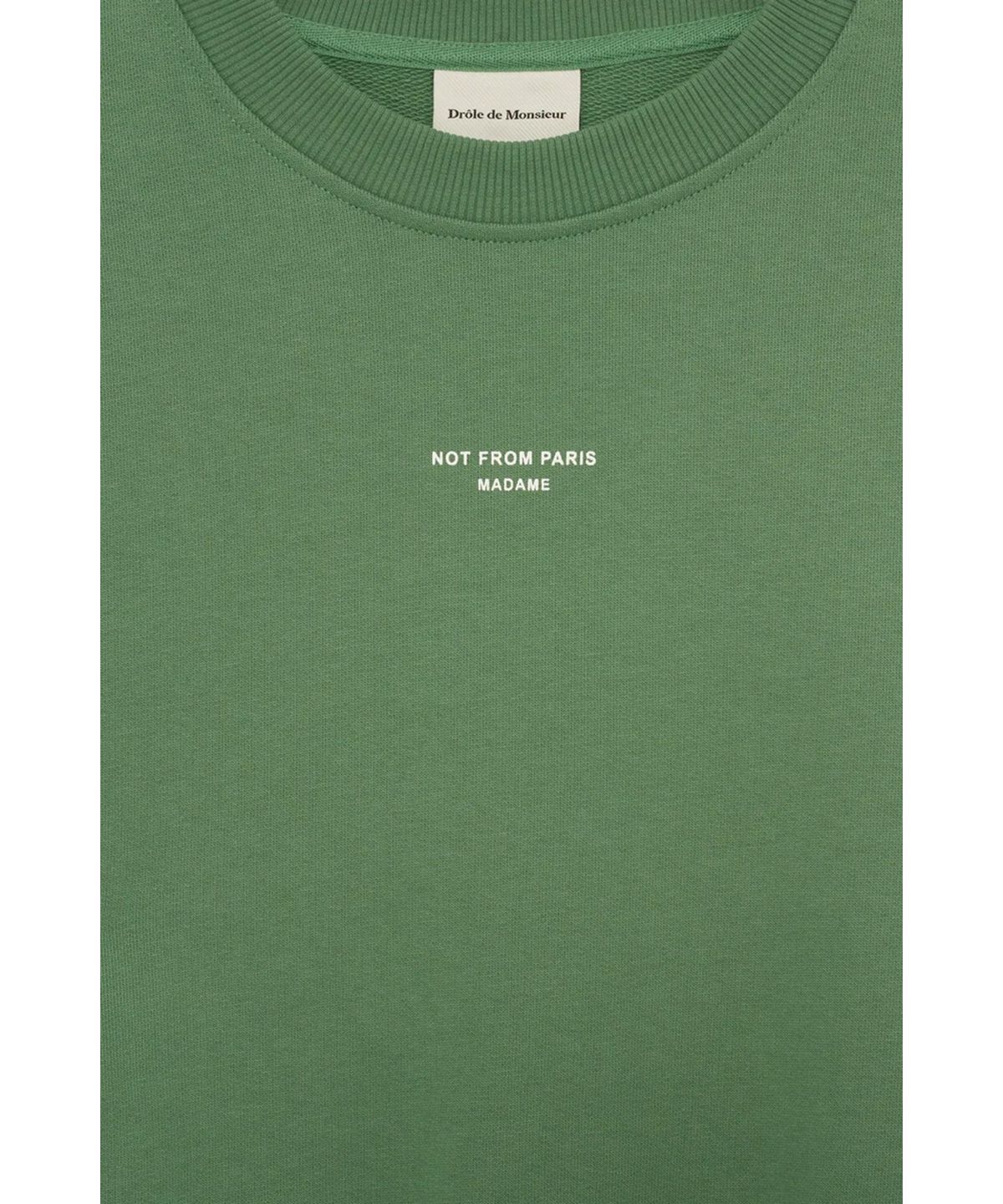 드롤드무슈(DROLE DE MONSIEUR) Le Sweatshirt Slogan Classique D0TSW25250GRL