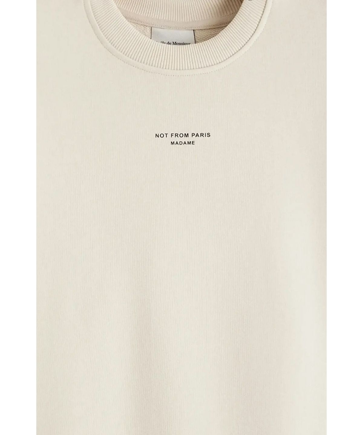 드롤드무슈(DROLE DE MONSIEUR) Le Sweatshirt Slogan Classique D0TSA25002IVD