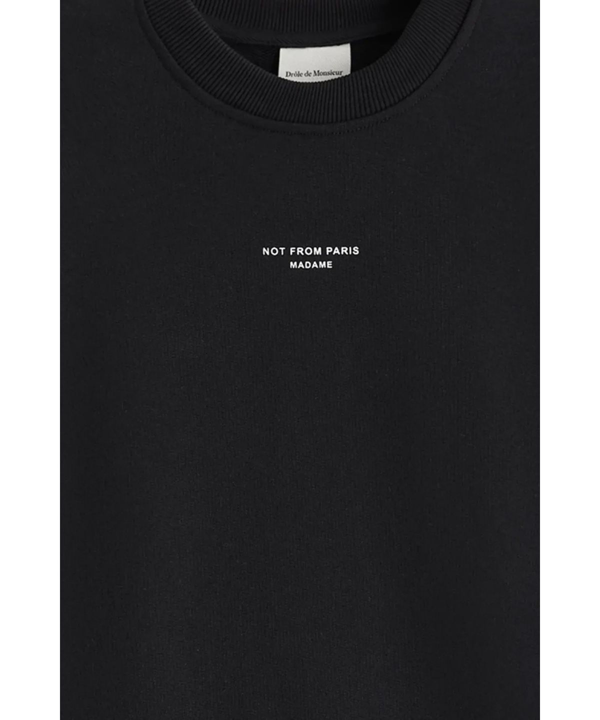 드롤드무슈(DROLE DE MONSIEUR) Le Sweatshirt Slogan Classique D0TSA25002BKX