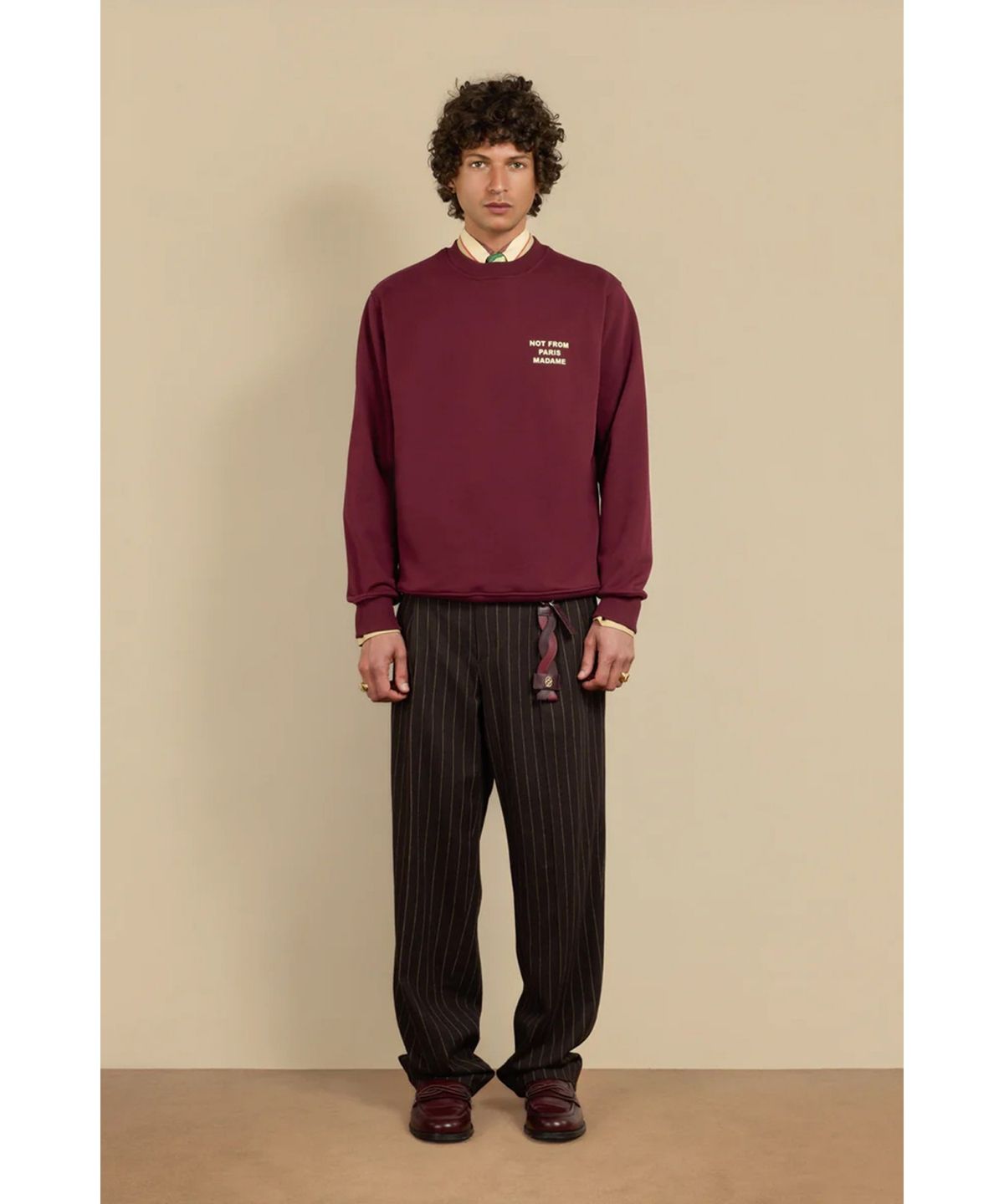 드롤드무슈(DROLE DE MONSIEUR) Le Sweatshirt Slogan D0TSW25249WIX