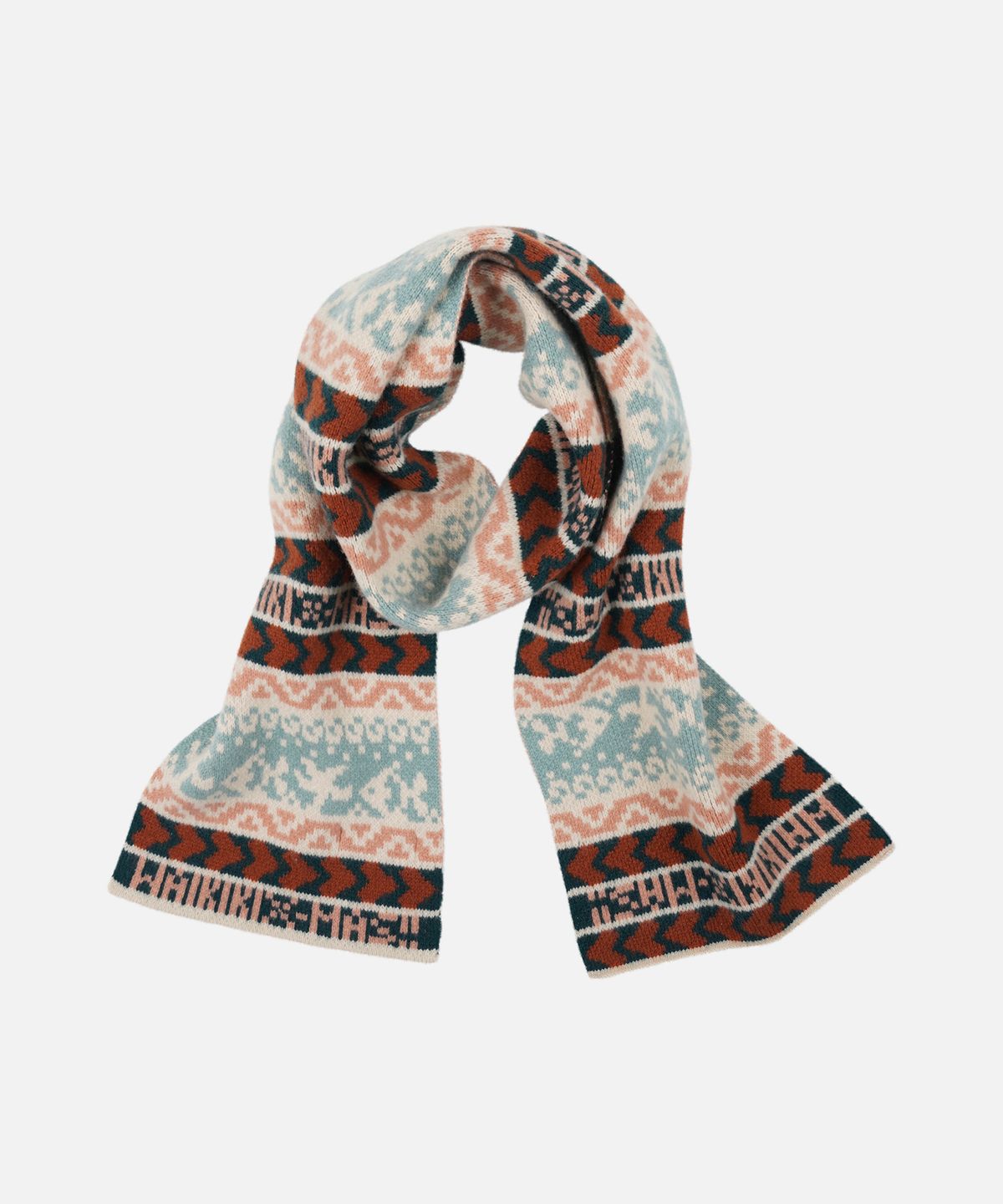 프리즘웍스(FRIZMWORKS) WAIKIKI CHRISTMAS CORAL MUFFLER _ CORAL