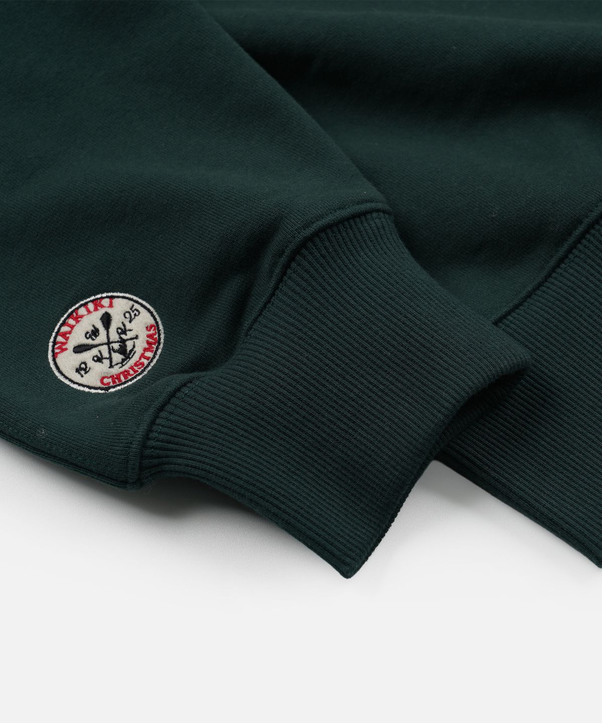 프리즘웍스(FRIZMWORKS) WAIKIKI CHRISTMAS POSTCARD SWEATSHIRT _ GREEN