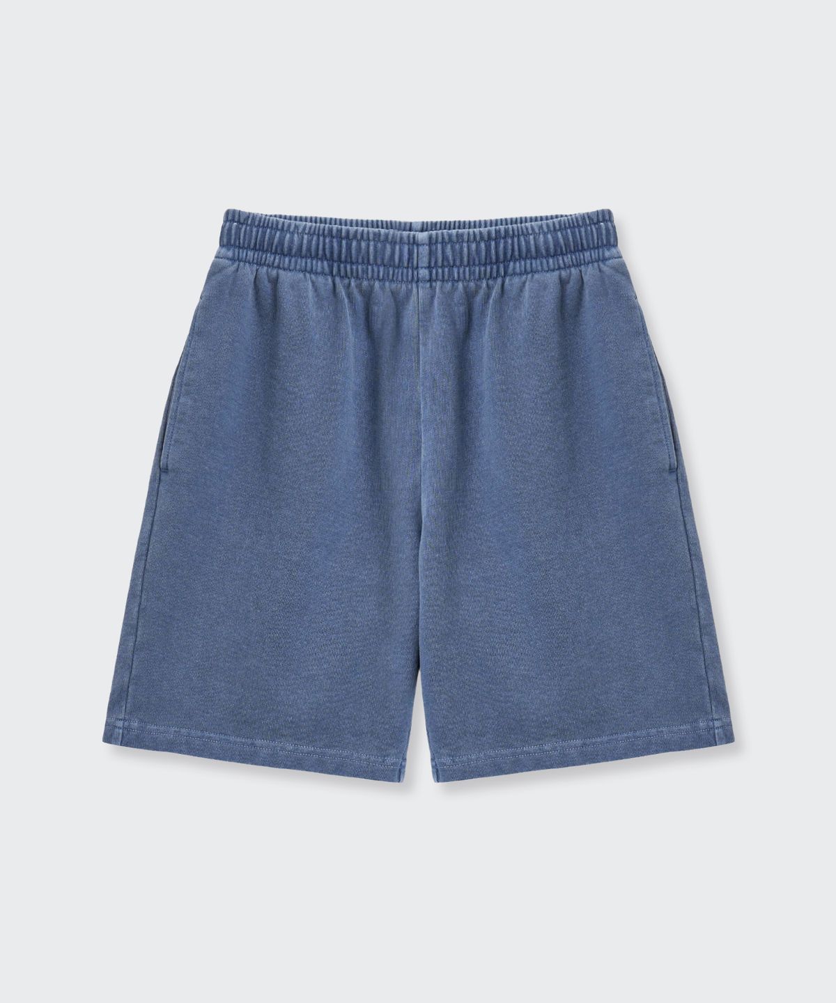 무신사 스탠다드 키즈(MUSINSA STANDARD KIDS) 피그먼트 스웨트 쇼츠 [더스티 블루]