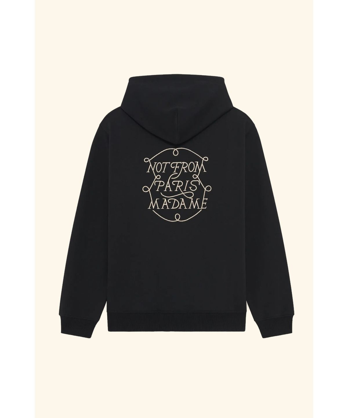드롤드무슈(DROLE DE MONSIEUR) Le Hoodie Slogan Tresses D0THA25212BKX