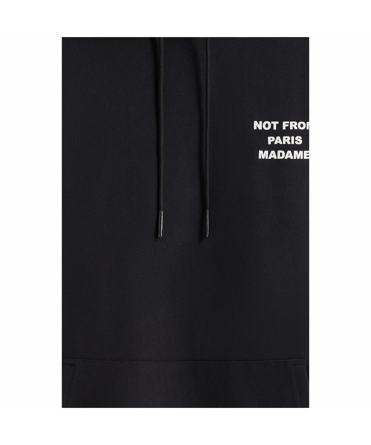 드롤드무슈(DROLE DE MONSIEUR) Le Hoodie Slogan D0THA25001BKX