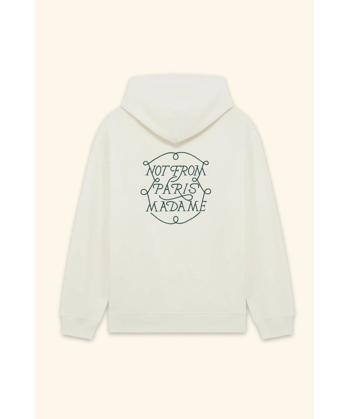 드롤드무슈(DROLE DE MONSIEUR) Le Hoodie Slogan Tresses D0THA25212WHM