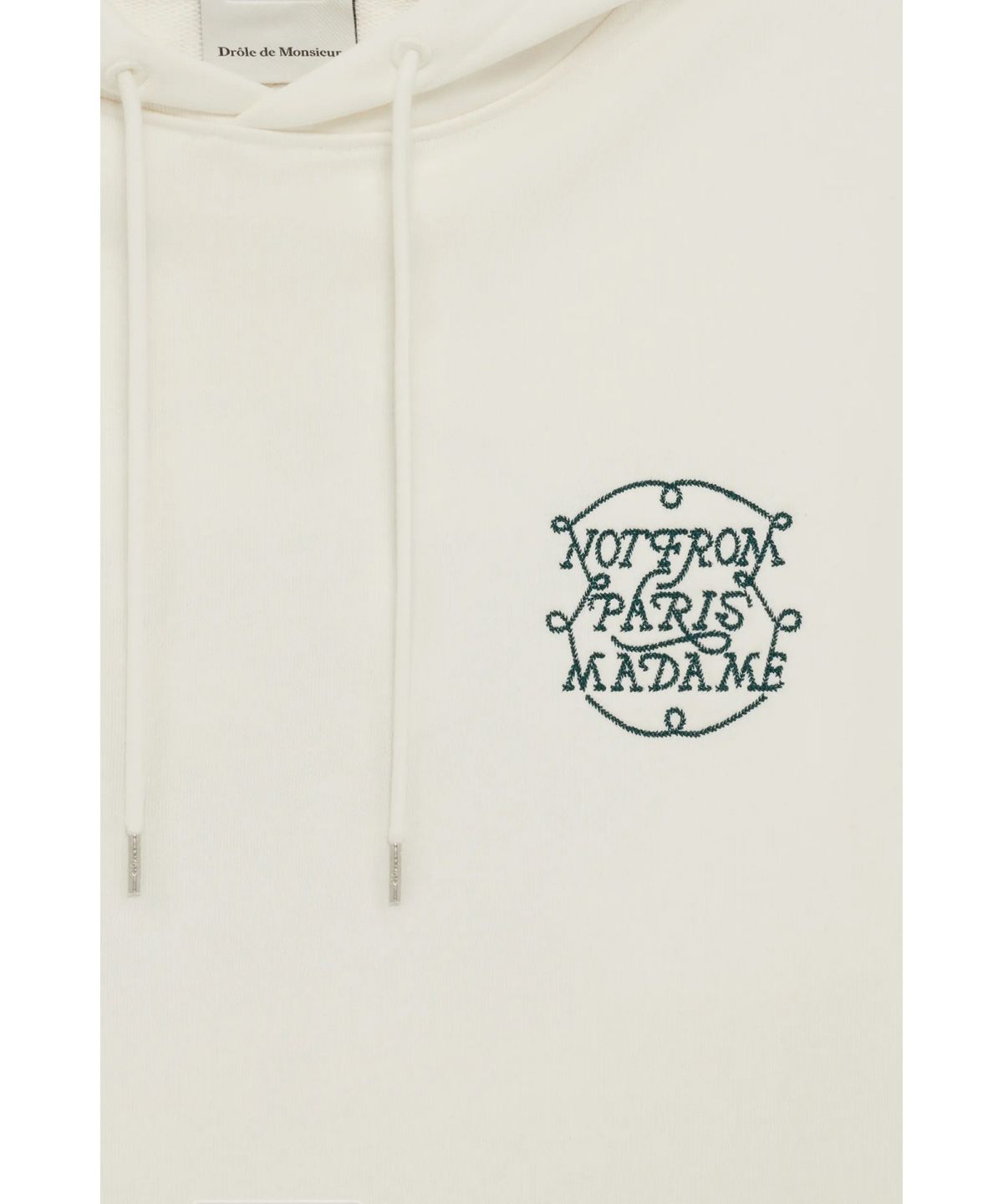 드롤드무슈(DROLE DE MONSIEUR) Le Hoodie Slogan Tresses D0THA25212WHM
