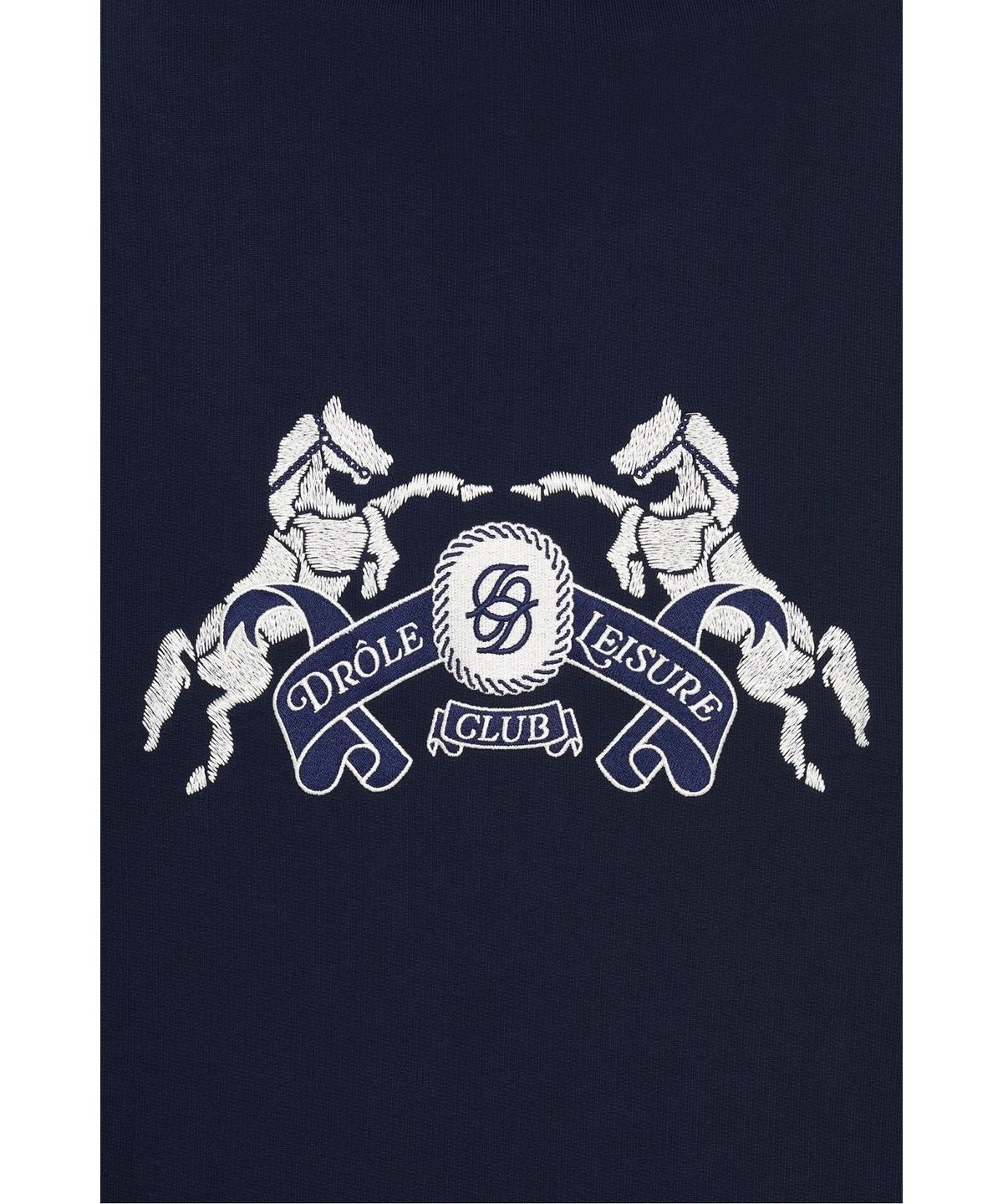 드롤드무슈(DROLE DE MONSIEUR) Le Hoodie Embleme Chevaux D0THW25242NYX