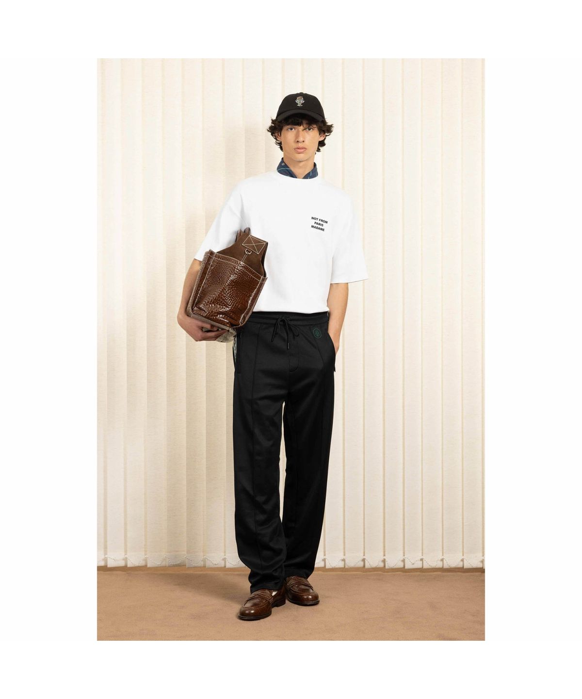 드롤드무슈(DROLE DE MONSIEUR) Le T-Shirt Slogan D0TCA25001WHX