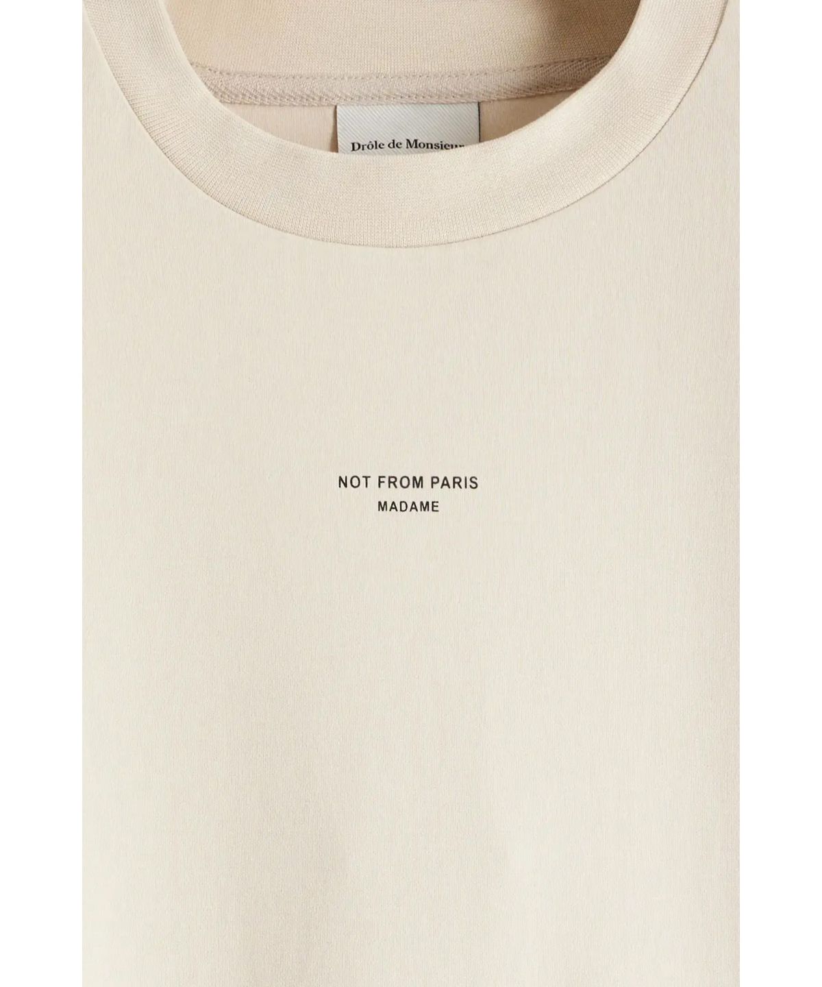 드롤드무슈(DROLE DE MONSIEUR) Le T-Shirt Slogan Classique D0TCA25002IVD