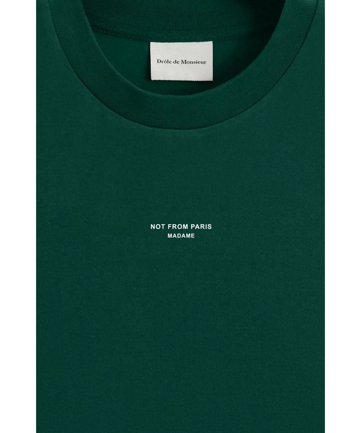 드롤드무슈(DROLE DE MONSIEUR) Le T-Shirt Slogan Classique D0TCA25002GRD