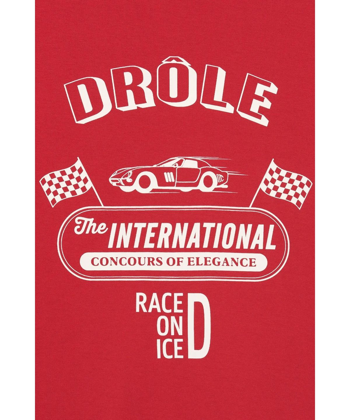 드롤드무슈(DROLE DE MONSIEUR) Le T-shirt Race On Ice D0TCW25254REX