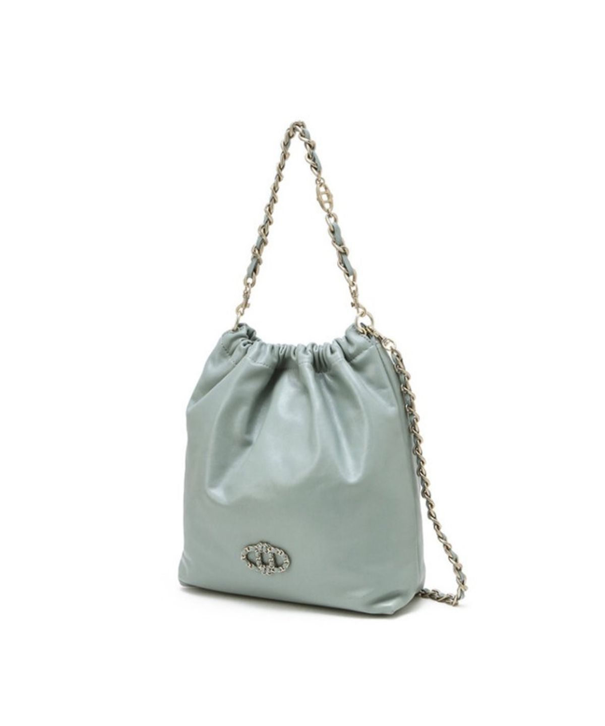 아떼 바네사브루노(ATHE VANESSABRUNO) [MERINGUE] 민트 체인 레더 숄더백 M AABA5F550K1