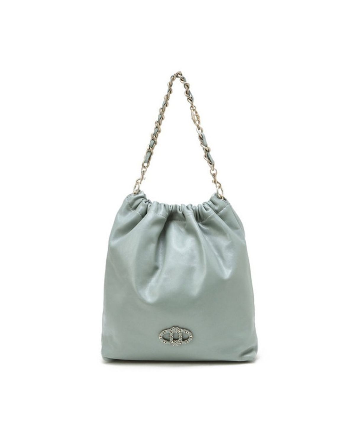 아떼 바네사브루노(ATHE VANESSABRUNO) [MERINGUE] 민트 체인 레더 숄더백 M AABA5F550K1