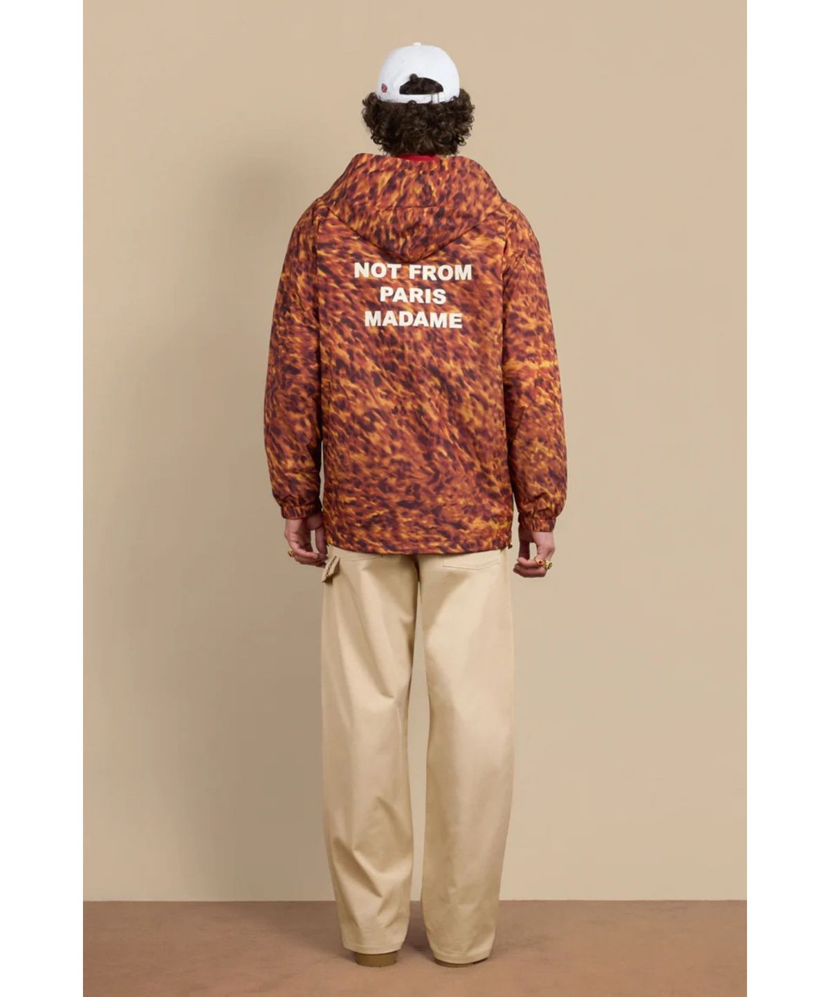 드롤드무슈(DROLE DE MONSIEUR) La Veste Capuche Slogan D0JAW25120BRX