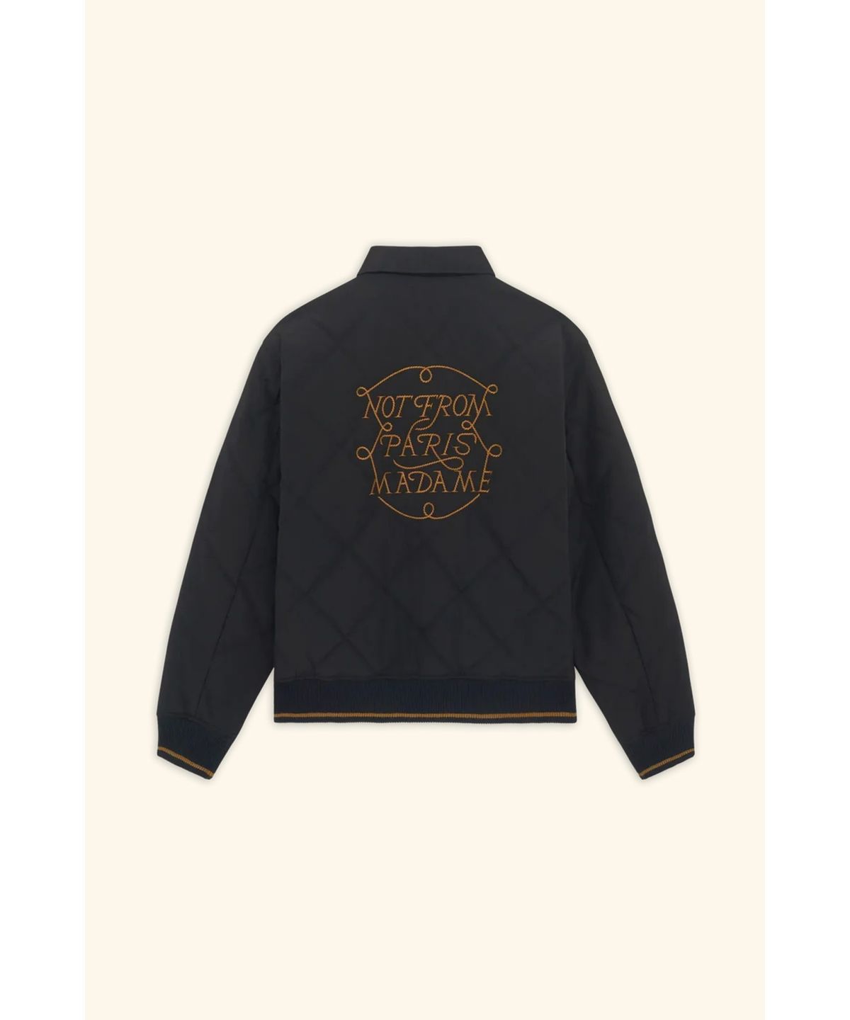 드롤드무슈(DROLE DE MONSIEUR) La Veste Slogan Tresses D0JAA25101BKX
