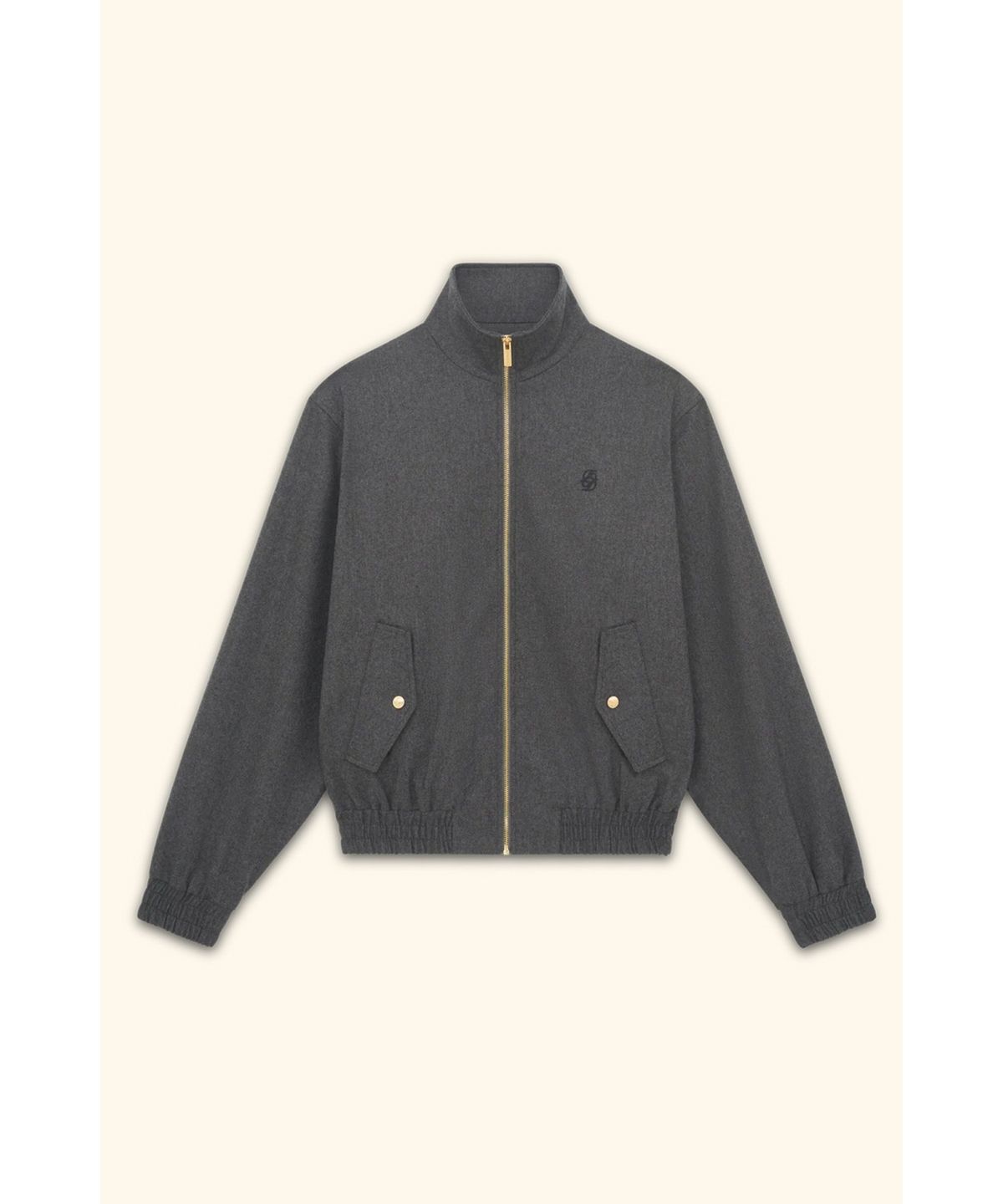 드롤드무슈(DROLE DE MONSIEUR) La Trackjacket Flanelle D0JAA25100GYX