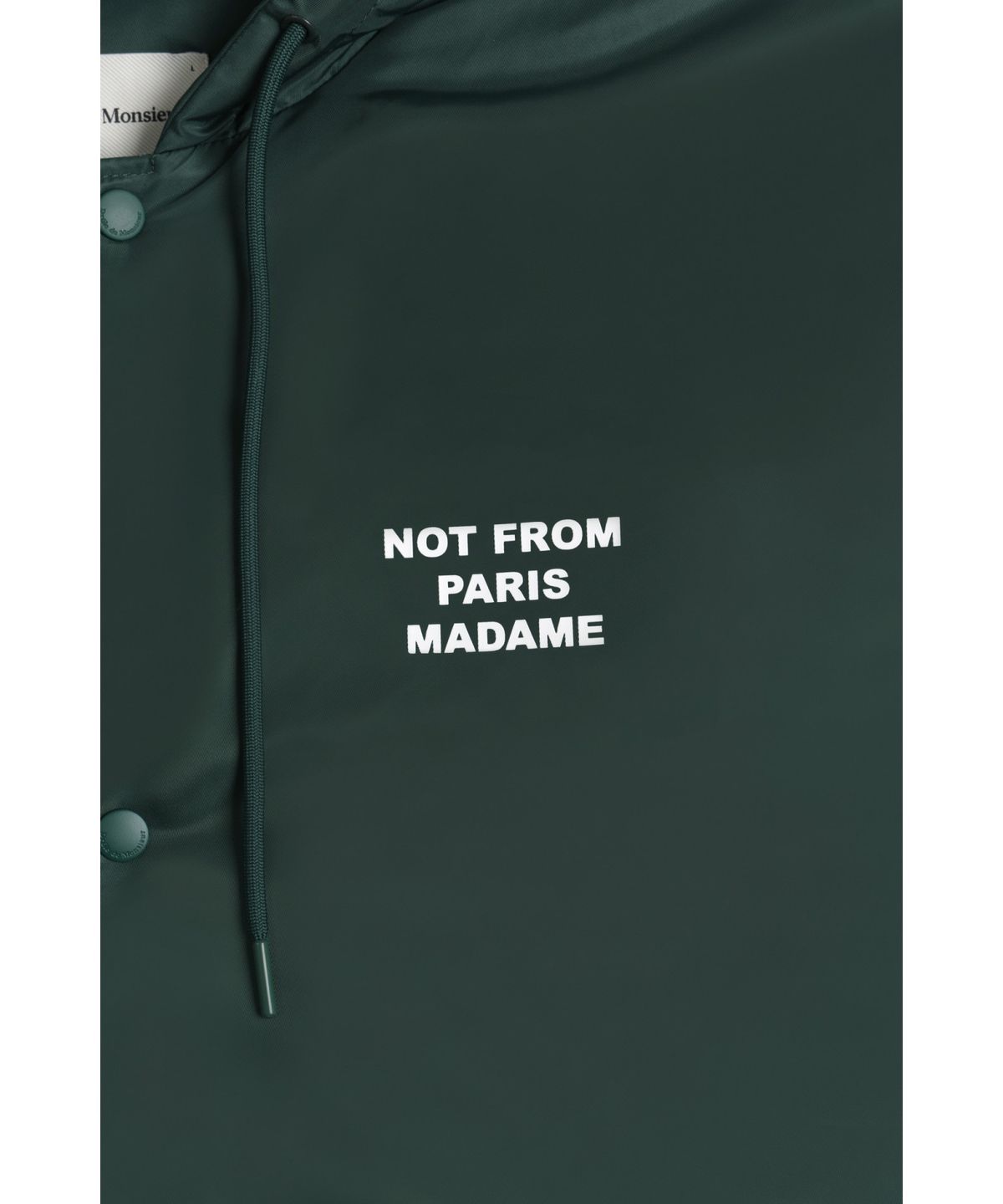 드롤드무슈(DROLE DE MONSIEUR) La Parka Slogan D0CCW25128GRD
