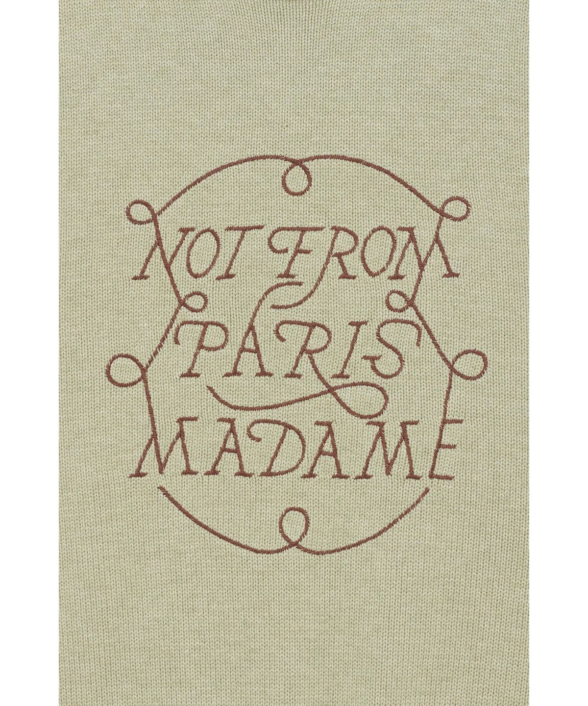 드롤드무슈(DROLE DE MONSIEUR) La Maille Slogan Tresses D0WAA25203KHL