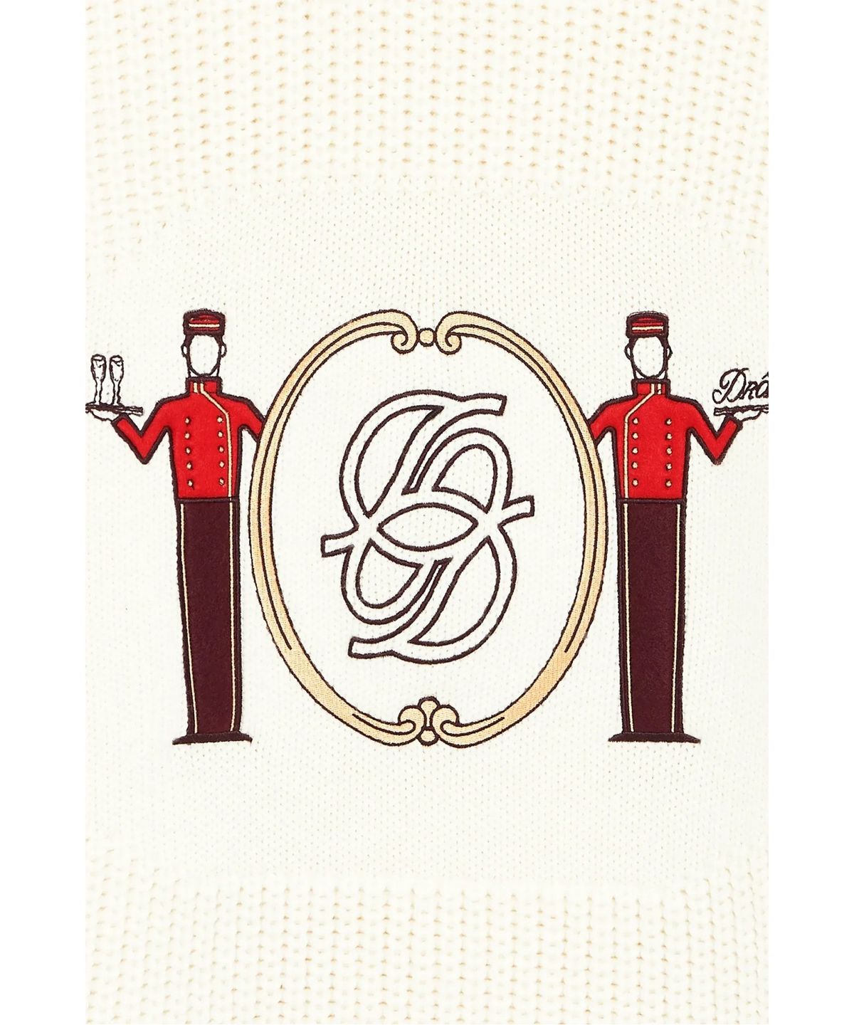 드롤드무슈(DROLE DE MONSIEUR) La Maille Jacquard Groom D0WAW25232WHM