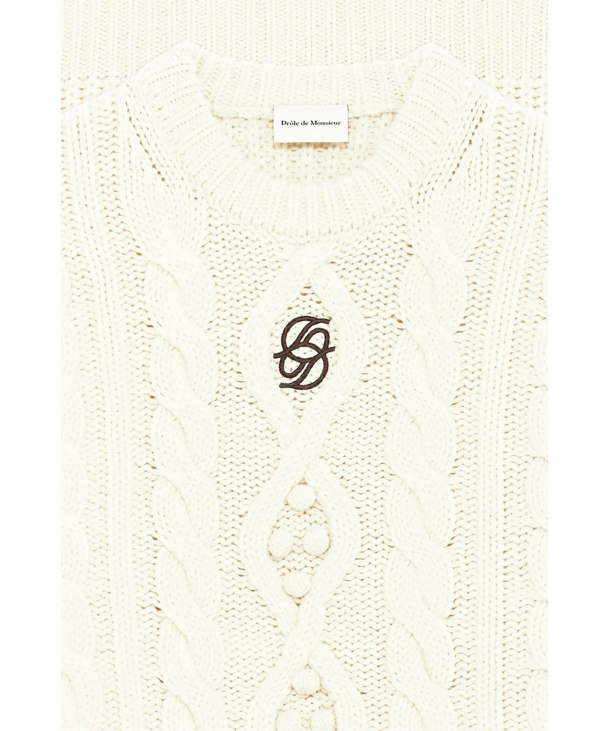 드롤드무슈(DROLE DE MONSIEUR) La Maille Torsade D0WAW25230WHM