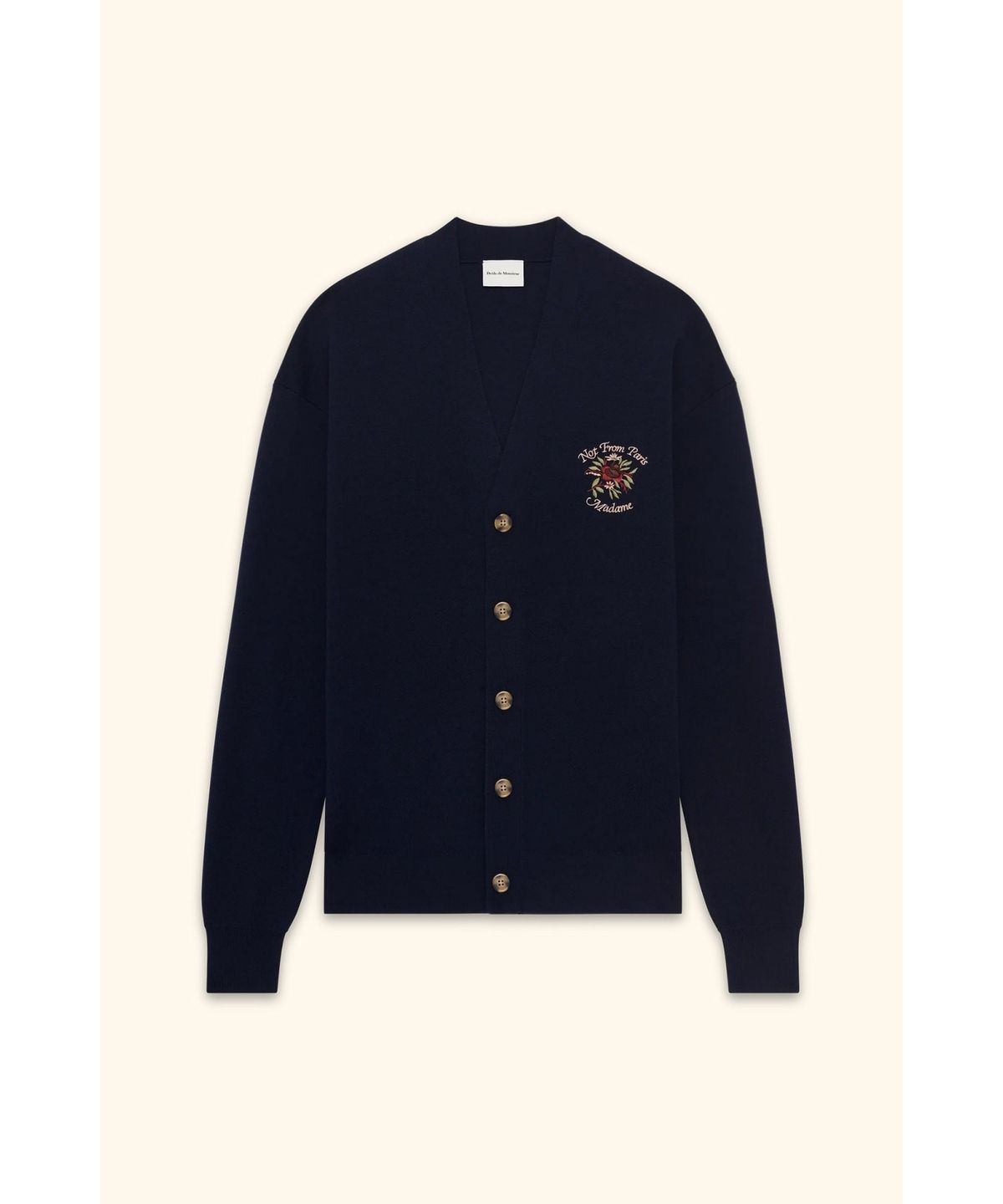 드롤드무슈(DROLE DE MONSIEUR) Le Cardigan Slogan Rose D0WCW25261NYX