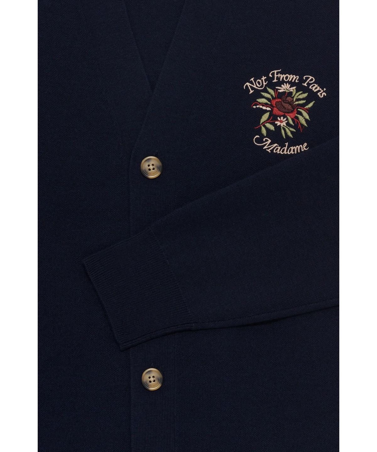 드롤드무슈(DROLE DE MONSIEUR) Le Cardigan Slogan Rose D0WCW25261NYX