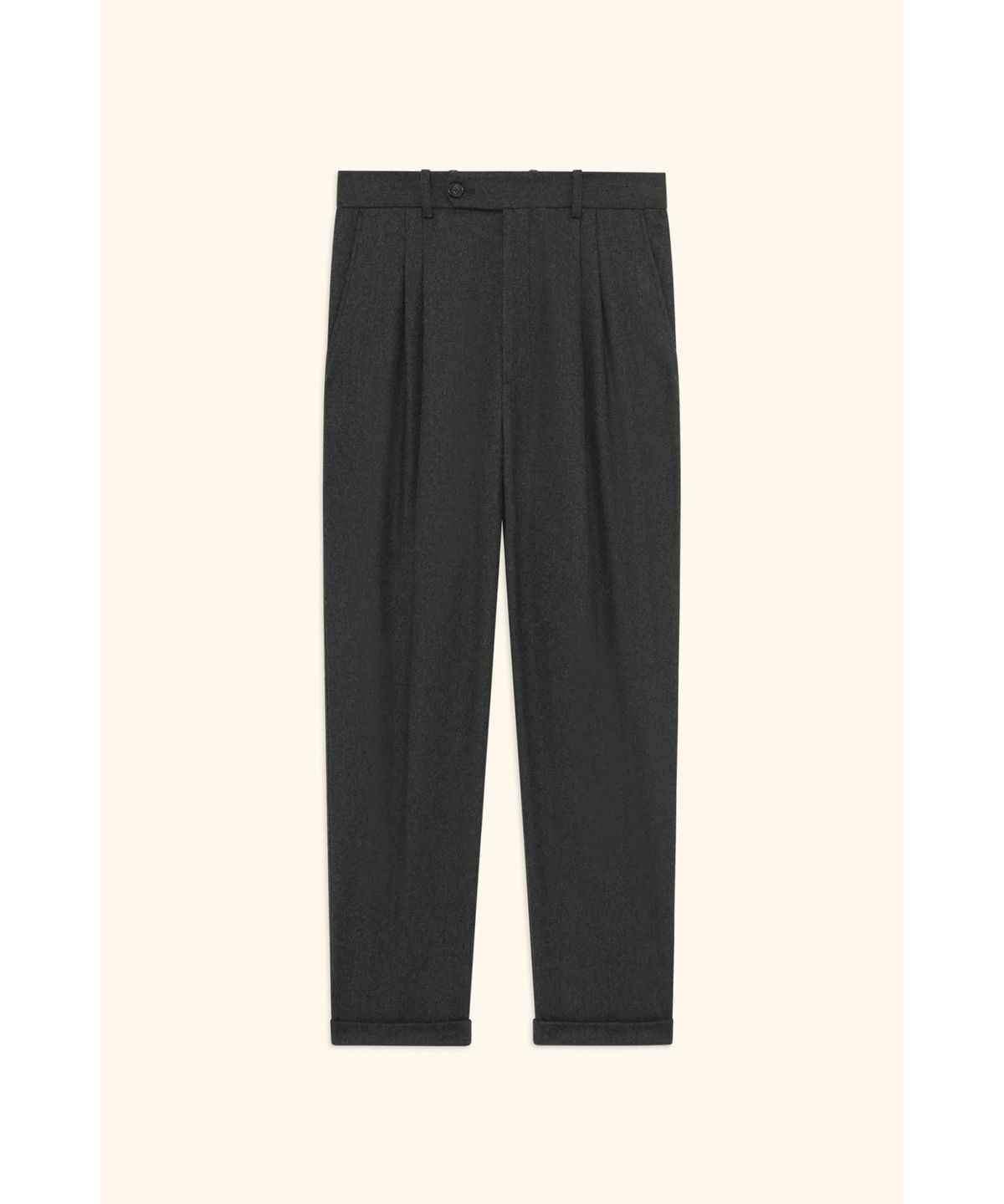 드롤드무슈(DROLE DE MONSIEUR) Le Pantalon a Plis Cropped D0PAW25308GYX