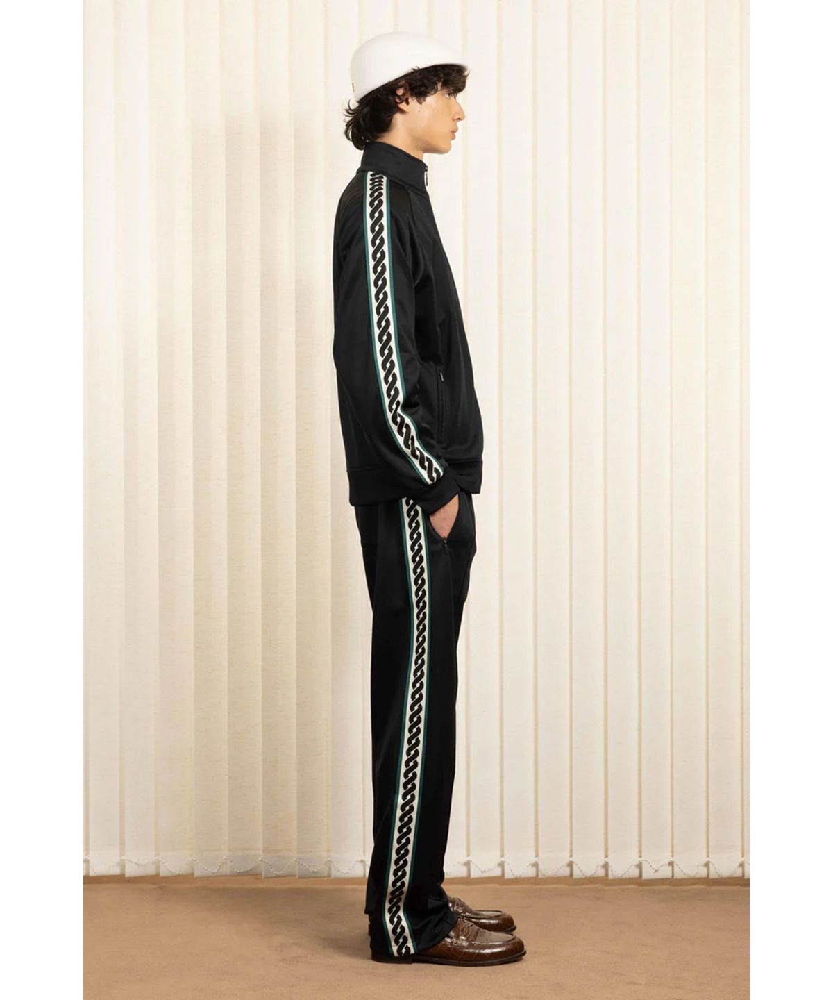 드롤드무슈(DROLE DE MONSIEUR) Le Track Pants Tresse D0PTA25001BKX