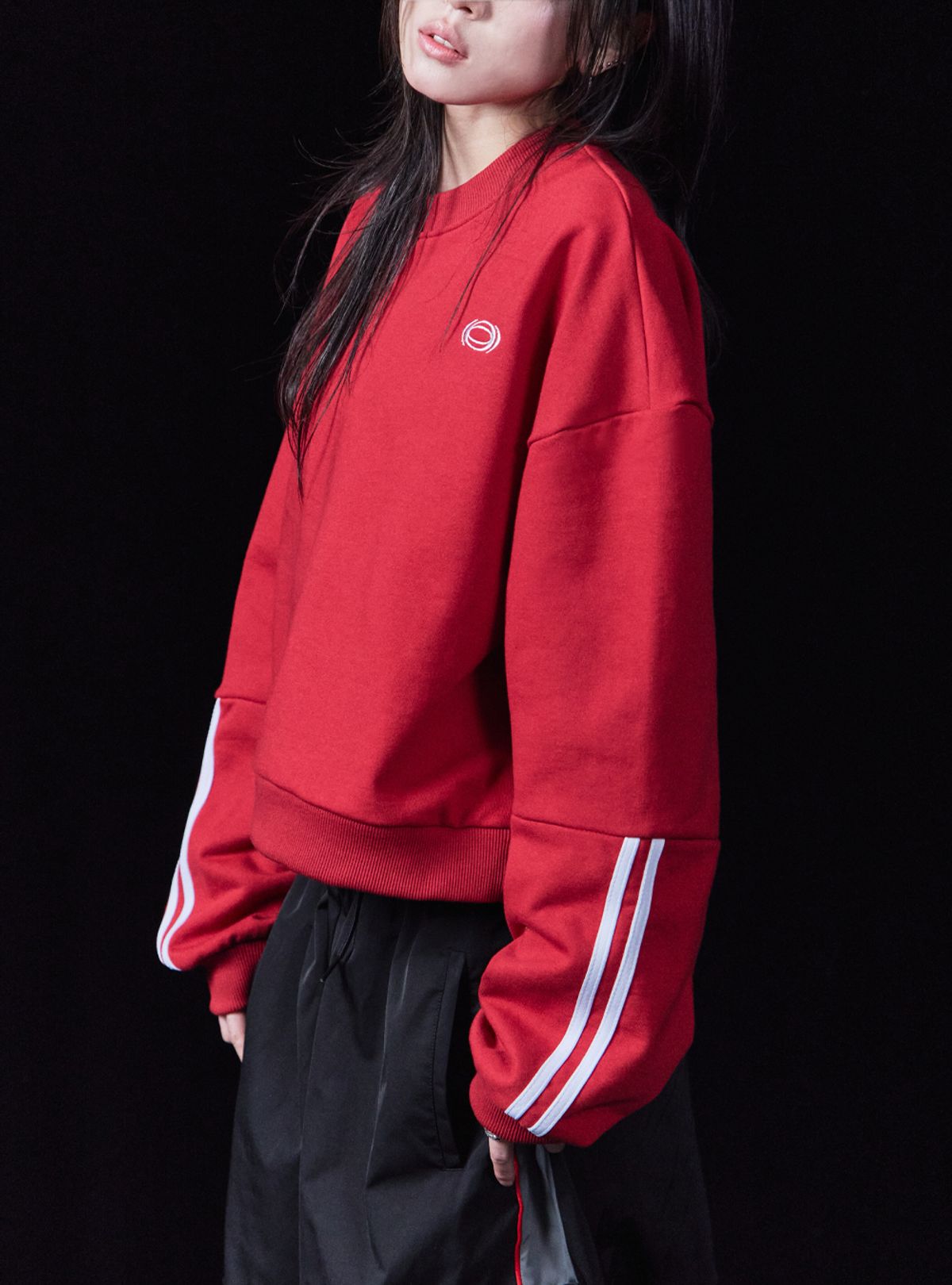 씨비전 바이 씨에스씨(CIVISION BY CSC) ICONIC SWEATSHIRT RED (MENS)