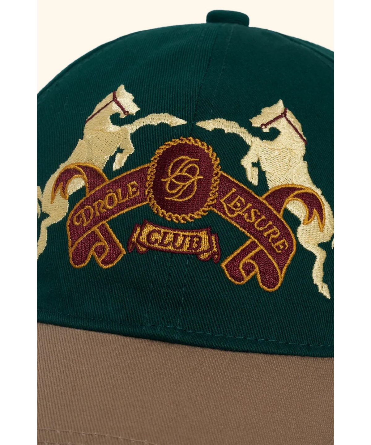 드롤드무슈(DROLE DE MONSIEUR) La Casquette Embleme Chevaux D4RAW25704GRD