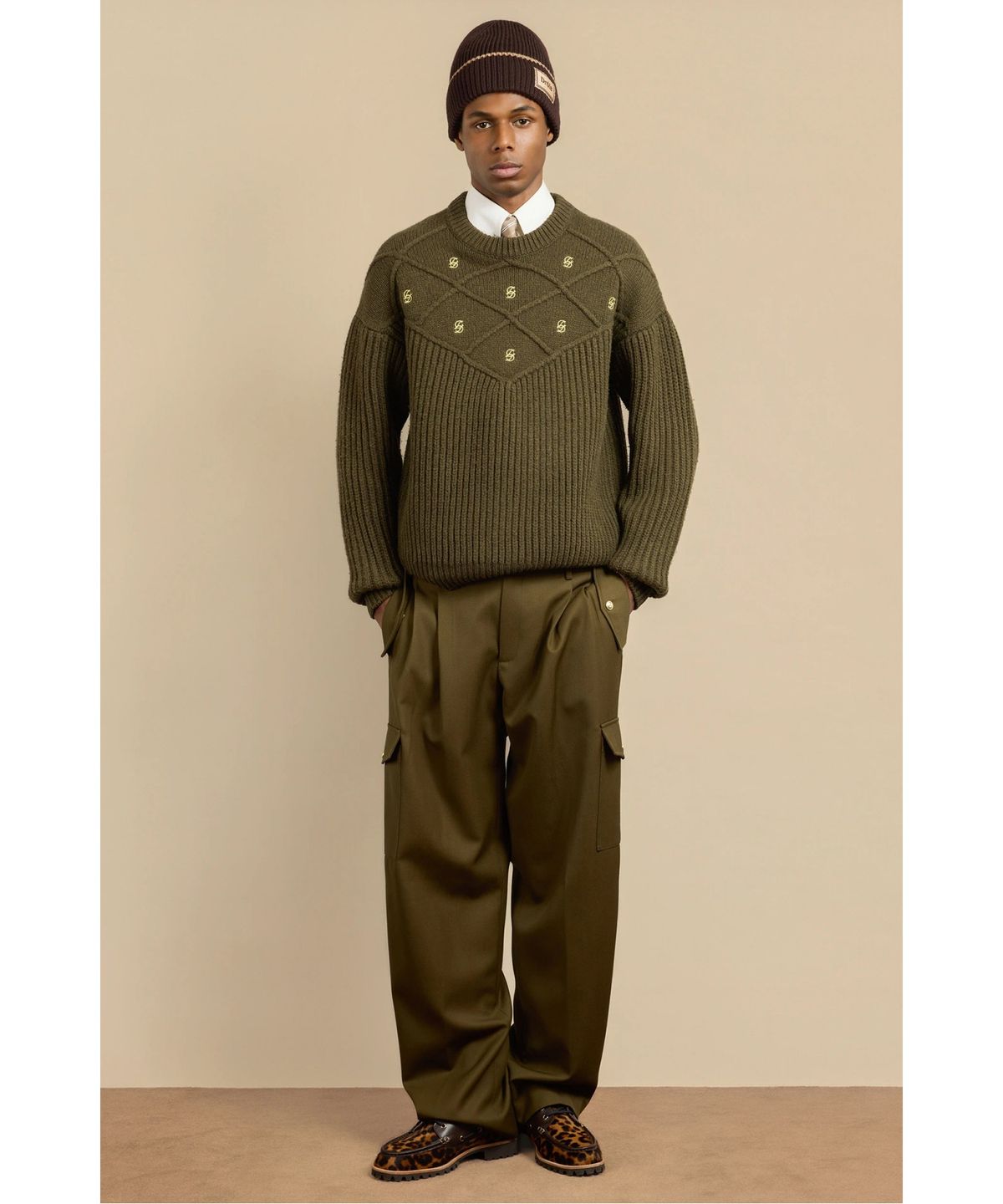 드롤드무슈(DROLE DE MONSIEUR) Le Bonnet Laine D4RGW25708BRX