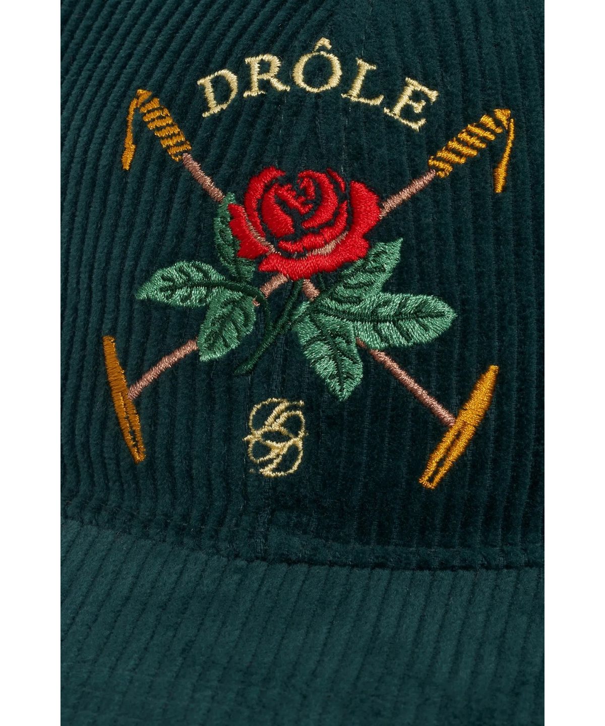 드롤드무슈(DROLE DE MONSIEUR) La Casquette Velours Drole Rose D4RAW25703GRD