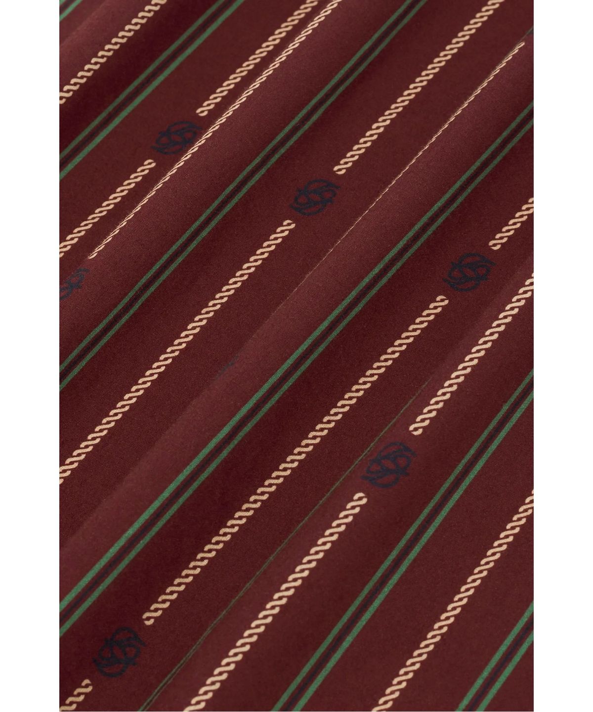 드롤드무슈(DROLE DE MONSIEUR) Le Foulard Rayure Monogramme D4AJW25803WIX
