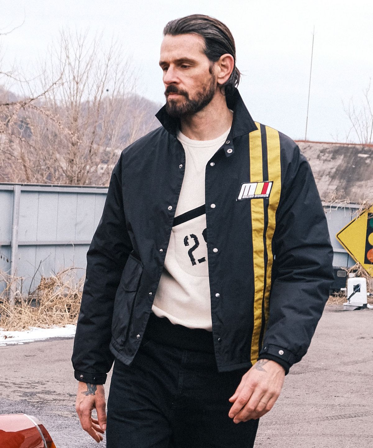 비디알(VDR) MICKEY MOUSE_RACING JACKET [Black Night]
