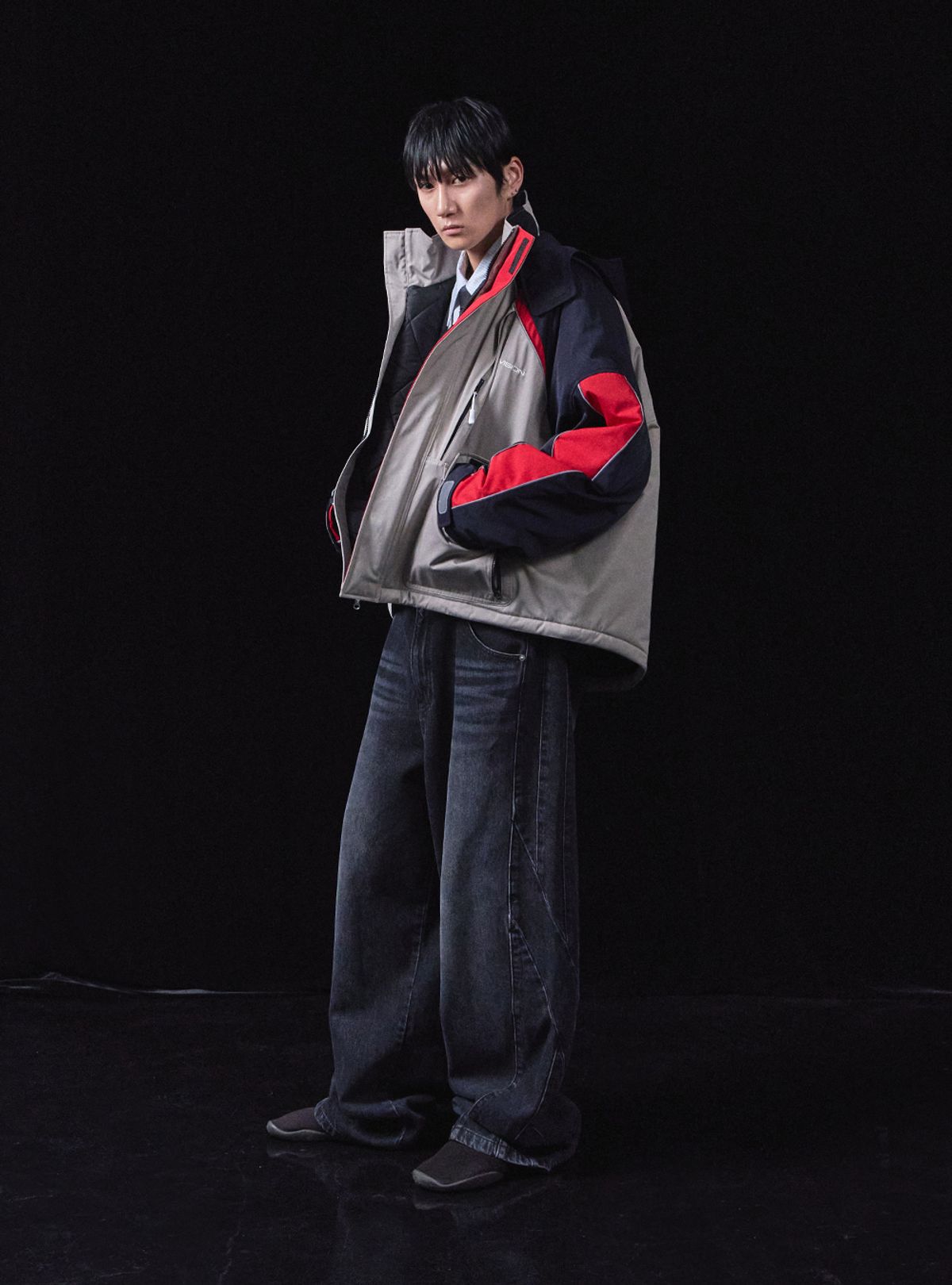씨비전 바이 씨에스씨(CIVISION BY CSC) JAPANESE PANELED DENIM PANTS