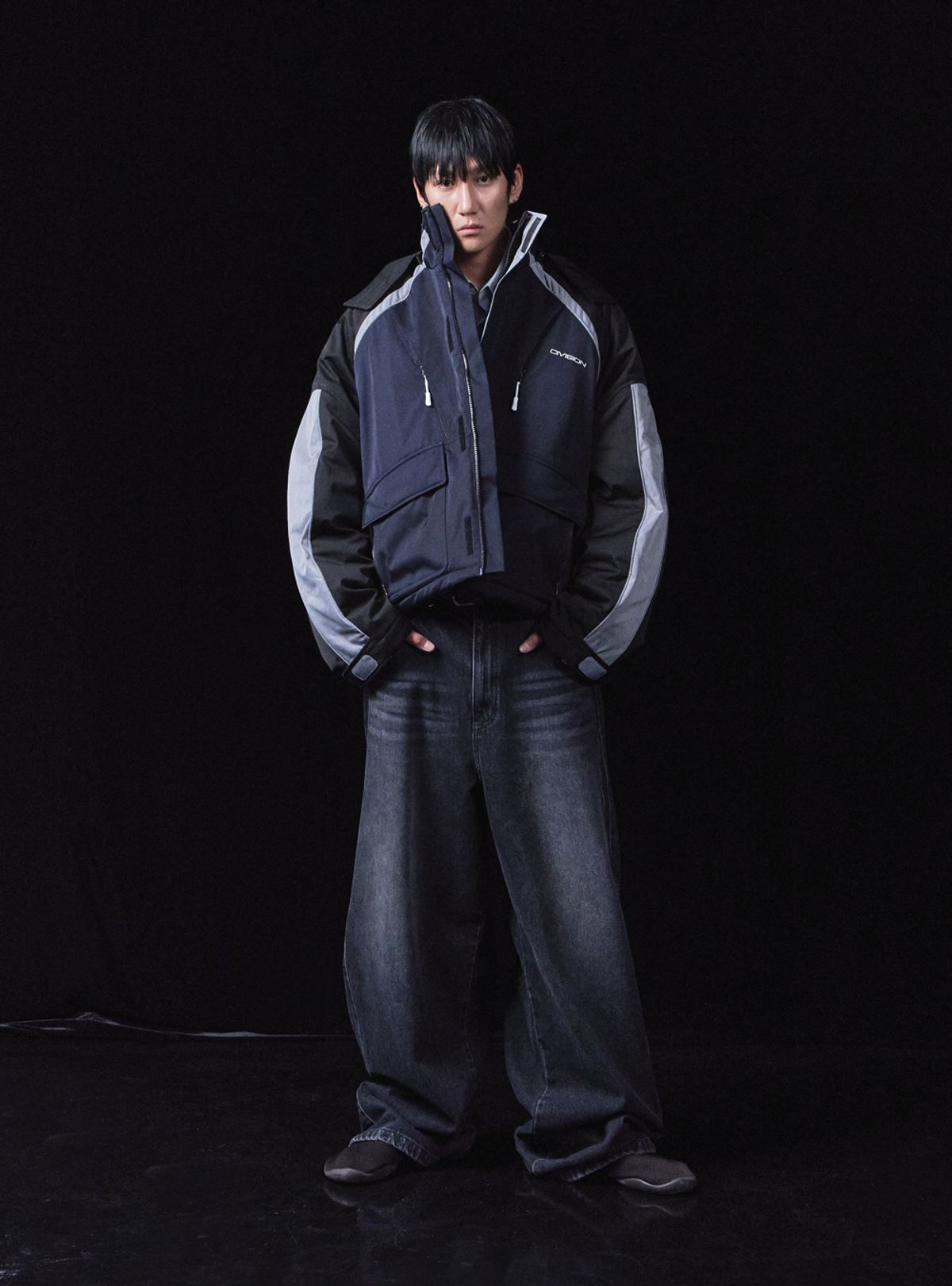 씨비전 바이 씨에스씨(CIVISION BY CSC) JAPANESE PANELED DENIM PANTS