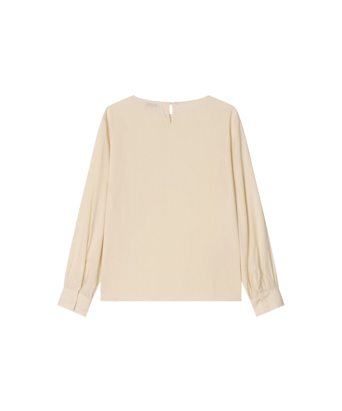 벨르(VELLE) Drape Blouse_Beige