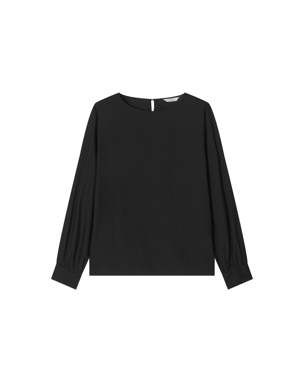 벨르(VELLE) Drape Blouse_Black