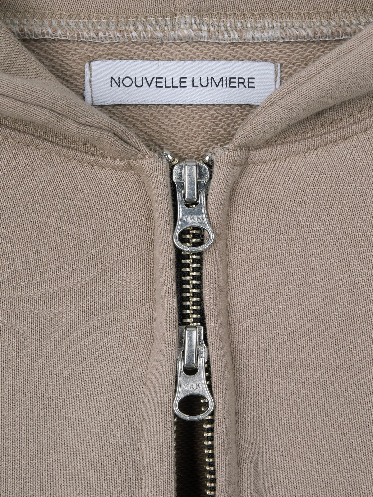 누벨르미에르(NOUVELLE LUMIERE) 아셀 후드집업 베이지
