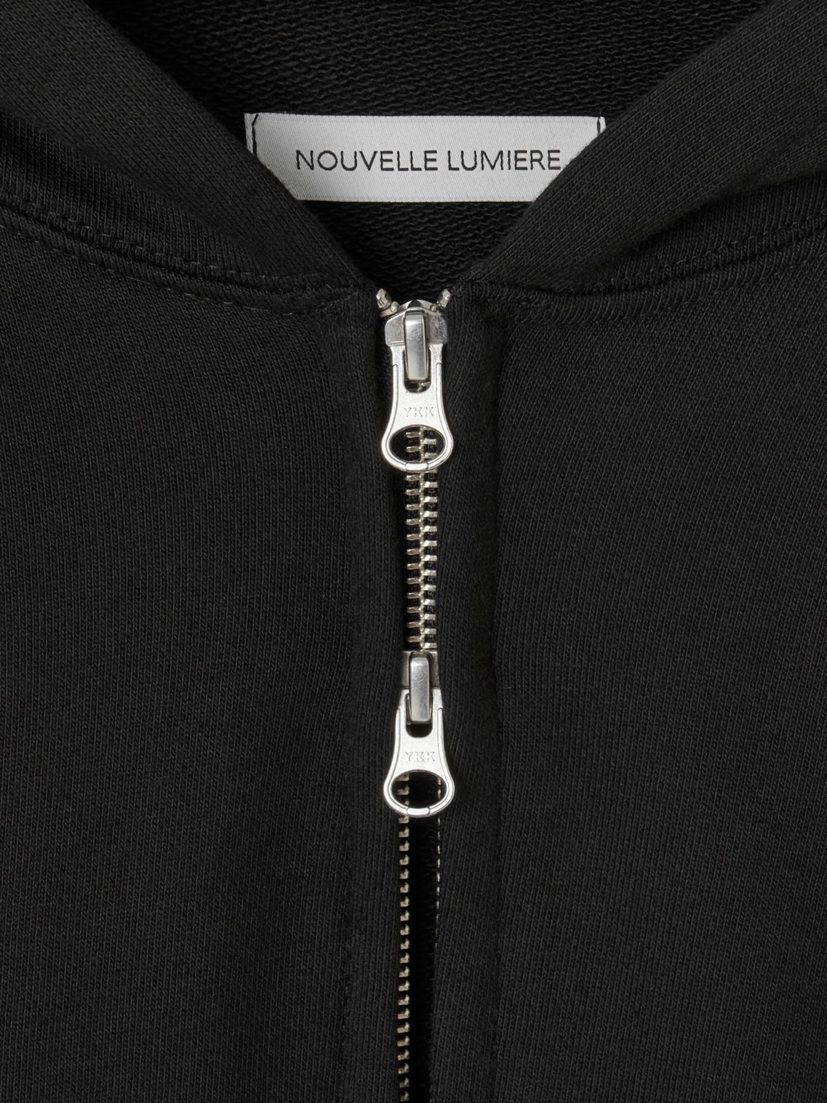 누벨르미에르(NOUVELLE LUMIERE) 아셀 후드집업 블랙