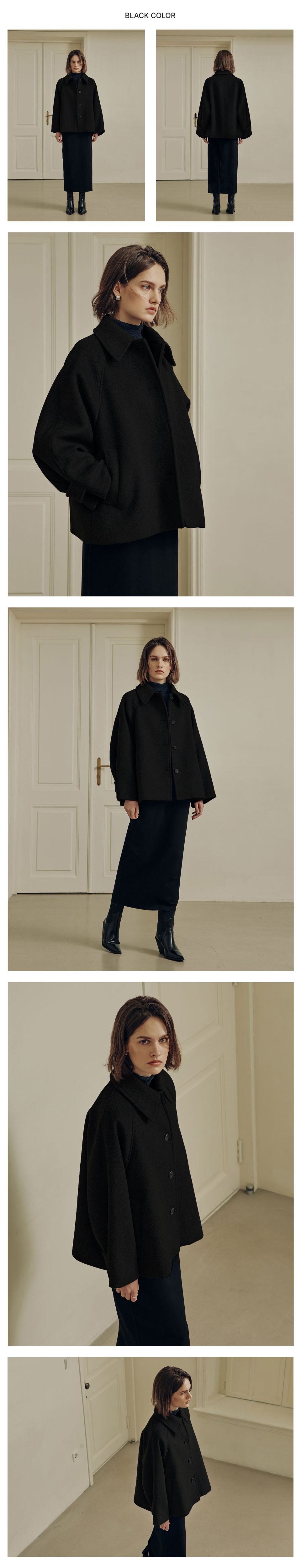MUSINSA | ZERO STREET [6 Colors] Lezero Cashmere Half Coat