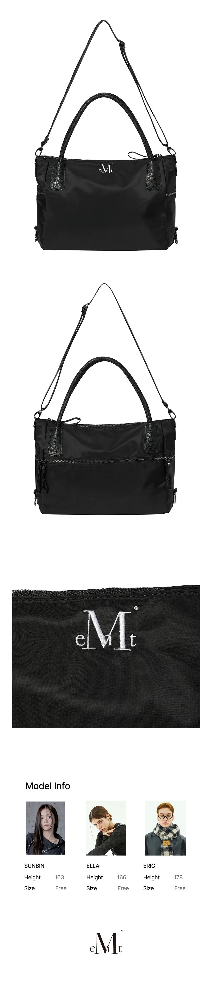 バッグ MUCENT 4WAY SIGNATURE LOGO TOTE BAG MUSINSA公式 | MUCENT 4ウェイシグネチャーロゴユニセックストートバッグ