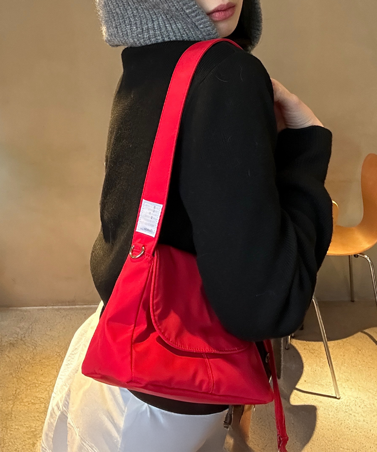 아이띵소(ITHINKSO) TIDY MINI FLAP SHOULDER X CROSS 타이디 미니플랩 숄더크로스