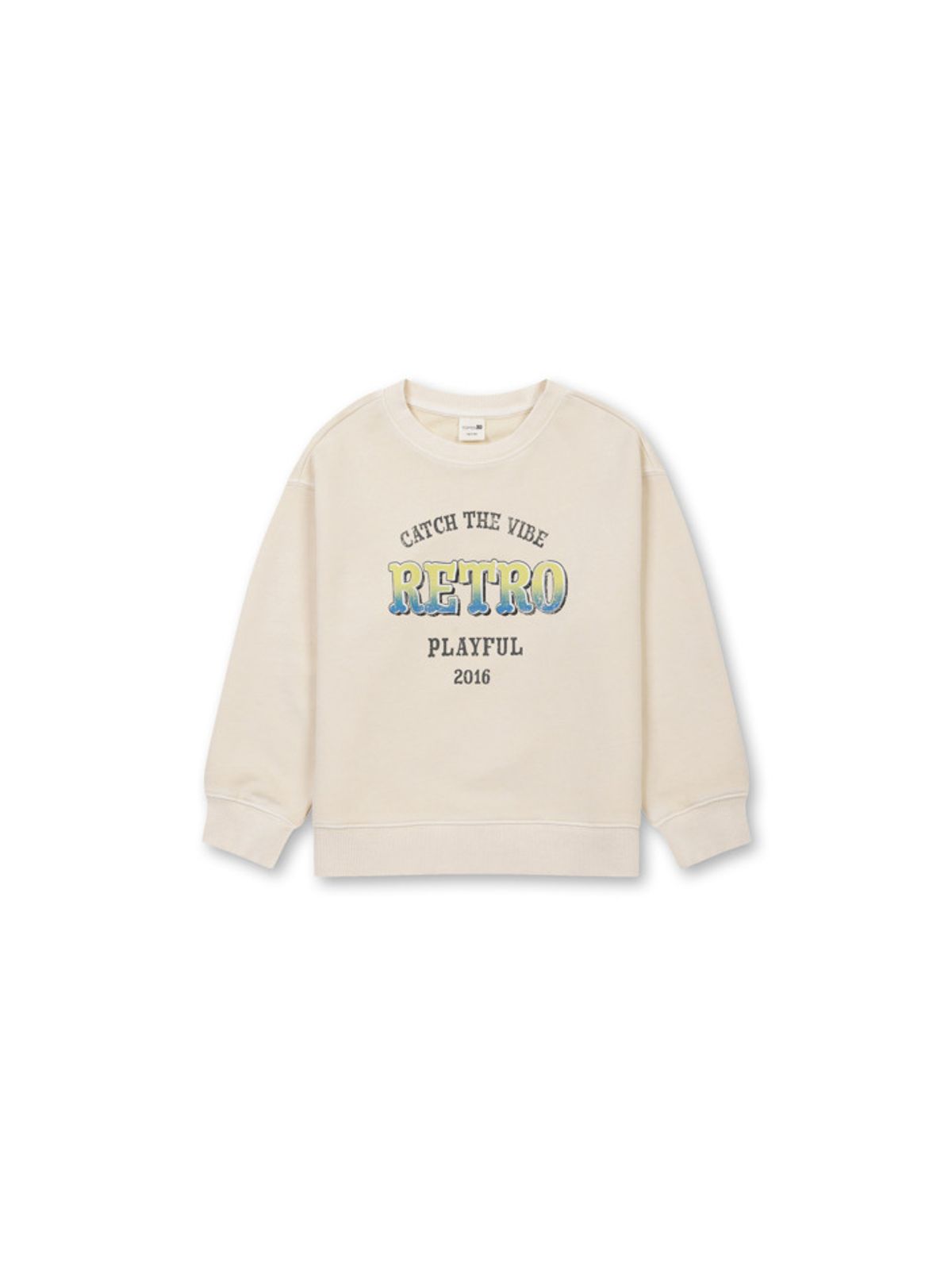 탑텐 키즈(TOPTEN KIDS) 공용 테리 가먼트 다잉 스웨트셔츠_MKG1TR3201