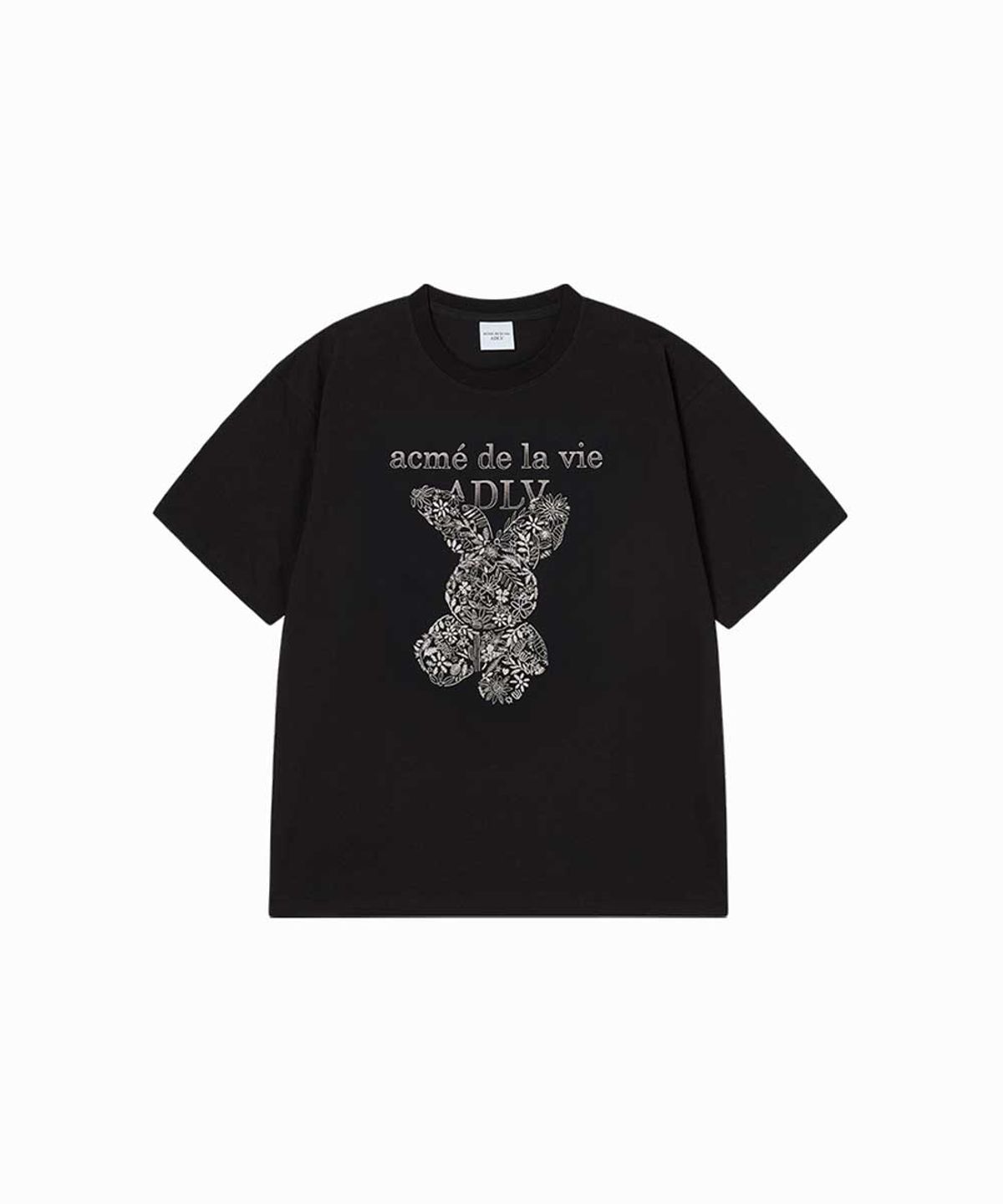 아크메드라비(ACME DE LA VIE) GARDEN FUZZY RABBIT SHORT SLEEVE T-SHIRT (2COLOR)
