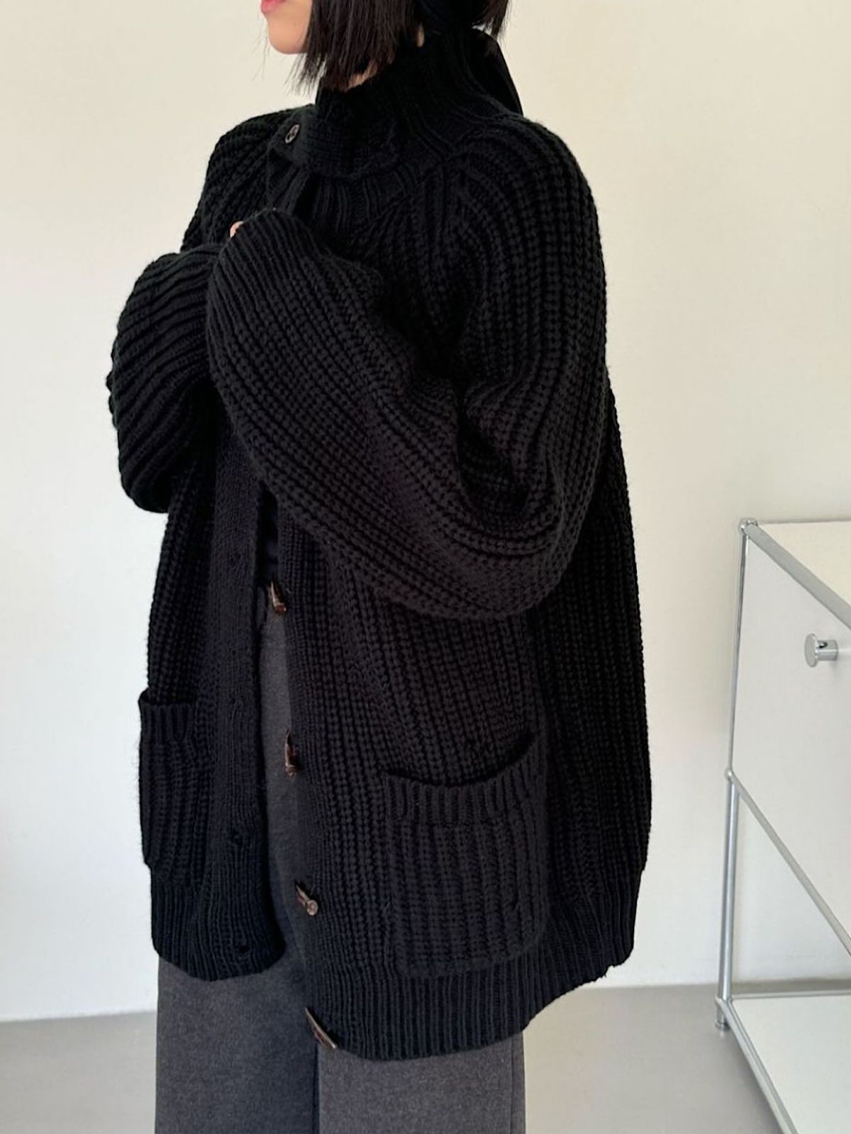 아포엠(APOEM) Duffle Cardigan - 2colors